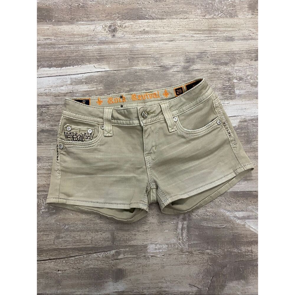 Rock Revival Betty Shorts Low Rise Embellished Women’s Size 25